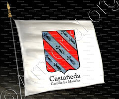 drapeau-CASTAÑEDA_Castilla-La Mancha._España