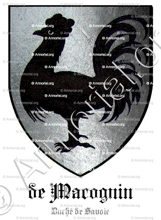 de MACOGNIN_Duché de Savoie_France