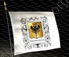 drapeau-STEPHANOPOLI de COMNÈNE_Morée, Cargèse, Ajaccio (Corse)._France ++