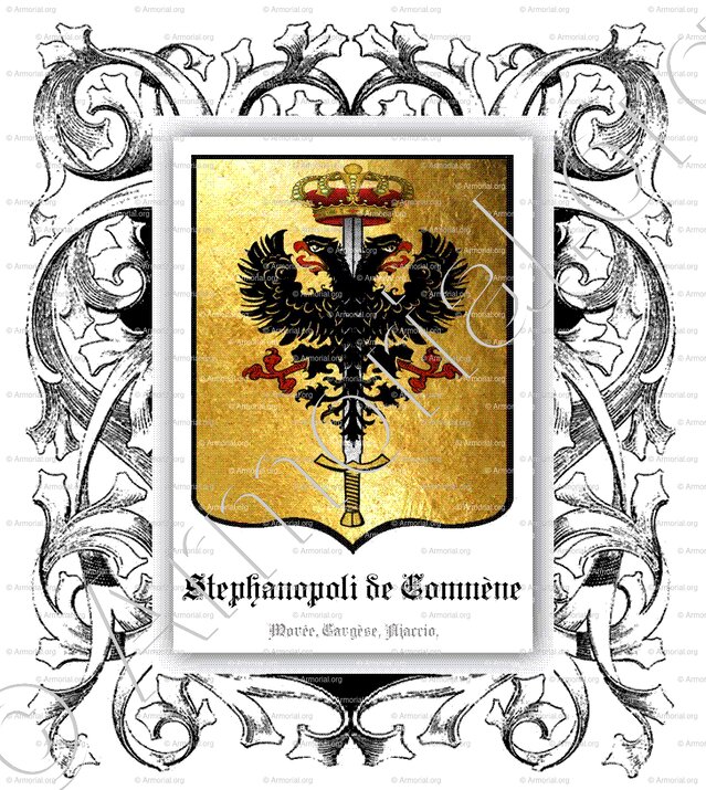 STEPHANOPOLI de COMNÈNE_Morée, Cargèse, Ajaccio (Corse)._France ++