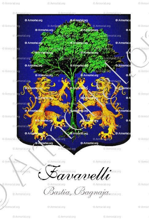 FAVALELLI_Bastia, Bagnaja. Corse._France