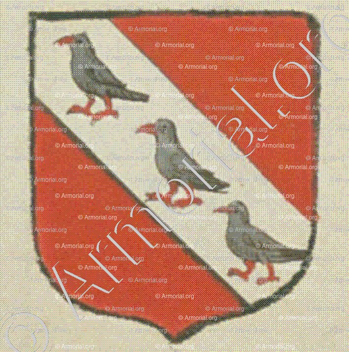 CORNILLAU (La Rochelle)_Blason enregistré sous le règne de Louis XIV._France