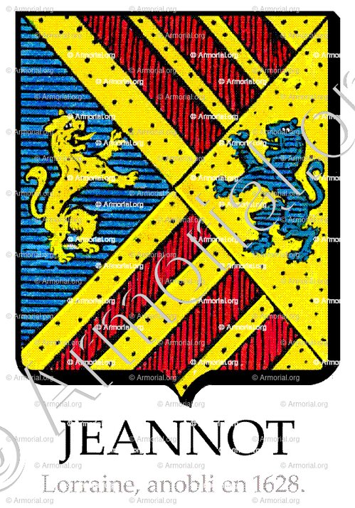 JEANNOT_Lorraine, anobli en 1628._France