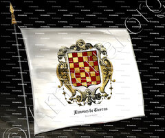 drapeau-XIMENEZ DE CICEROS_Reino de Castilla_España (1)