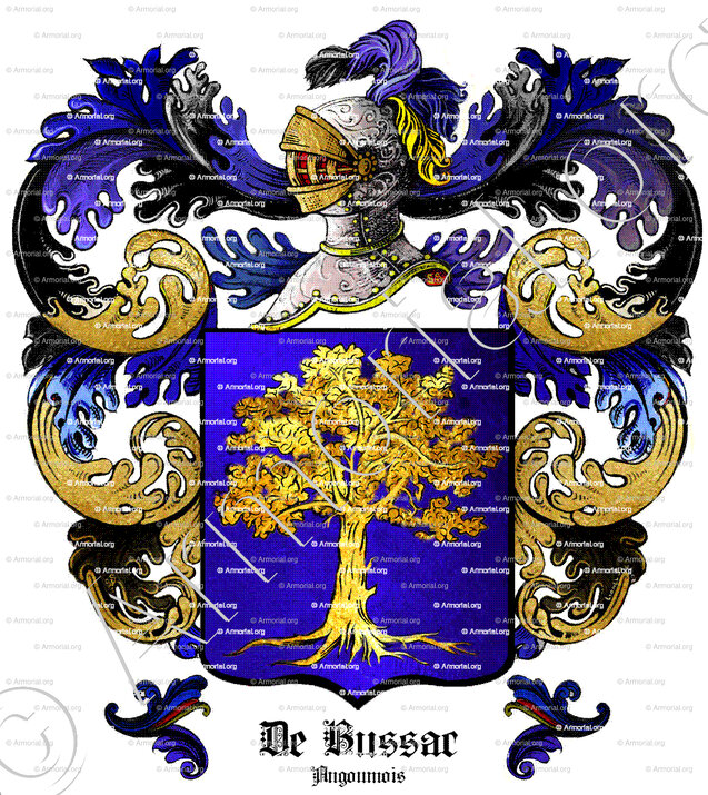 De BUSSAC_Angoumois, 1696._France (ii)