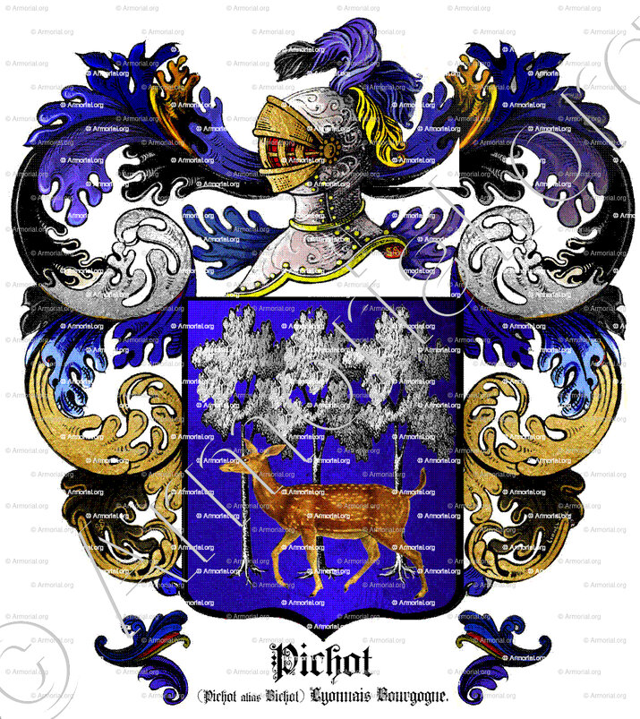 PICHOT_Pichot alias Bichot. Lyonnais, Bourgogne_France (ii)