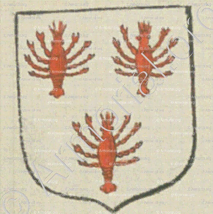 TARDY (La Rochelle)_Blason enregistré sous le règne de Louis XIV._France
