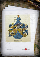 velin-d-Arches-DIETIKER_ Wappenbuch der Stadt Basel . B.Meyer Knaus 1880_Schweiz. Suisse. Svizzera.