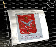 drapeau-Comtes de DALMAS de SELVAGE_Armorial Nice. (J. Casal, 1903) (Bibl. mun. de Nice)_France (i)