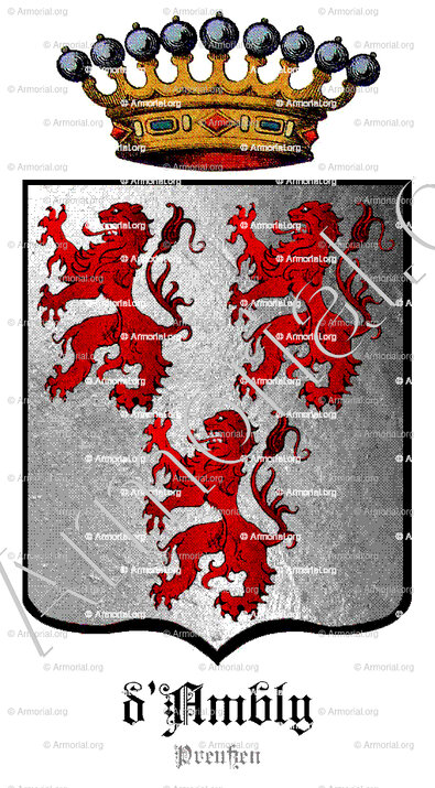 d'AMBLY_Preußen. (Org. Champagne, Berry et Lorraine)._Deutschlan (France)