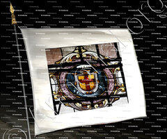 drapeau-MENS UMNIBUS UNA_Cattedrale di Albenga. Liguria_Italia.