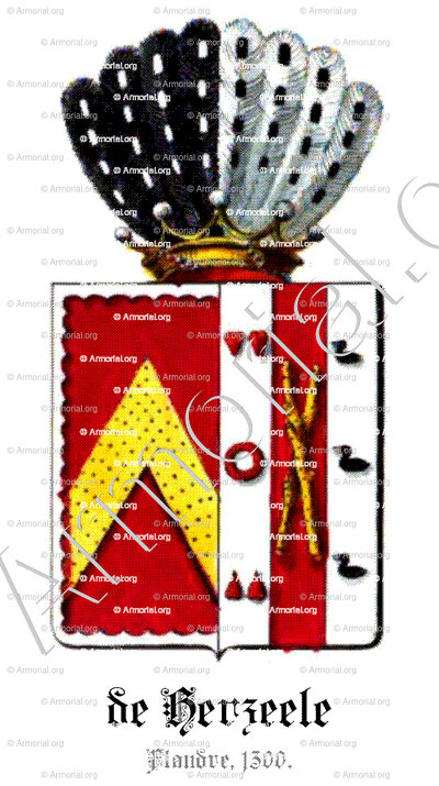 DE HERZELLE_Flandre, 1300._Belgique
