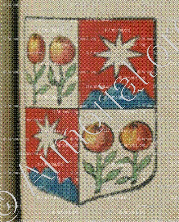 de WANGEN (Alsace)_Blason enregistré sous le règne de Louis XIV_France (2)