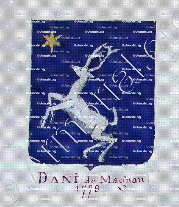 DANI (de Magan)_Armorial Nice. (J. Casal, 1903) (Bibl. mun. de Nice)_France (i)