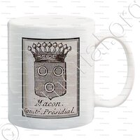 mug-MACON_Armorial de Bourgogne et de Bresse, 1674. (J. Chevillard, 1726)._France. ()
