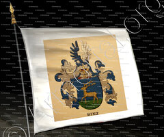 drapeau-BINZ_Wappenbuch der Stadt Basel . B.Meyer Knaus 1880_Schweiz