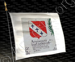 drapeau-d'AUDIBERTI - Armorial Nice. (J. Casal, 1903) (Bibl. mun. de Nice) - France (i)