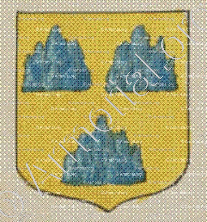 AUTHEROCHE (Auvergne)_Blason enregistré sous le règne de Louis XIV_France 