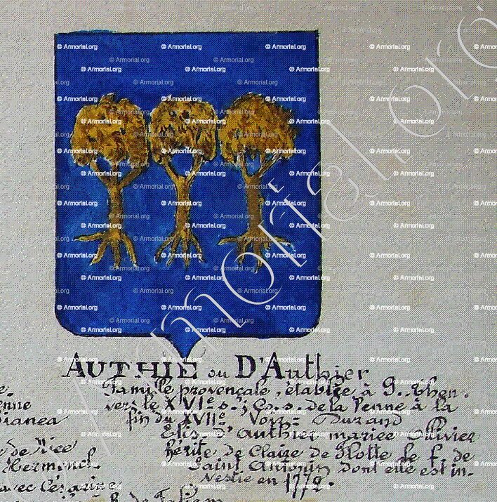D'AUTHIER_Armorial Nice. (J. Casal, 1903) (Bibl. mun. de Nice)_France (i)