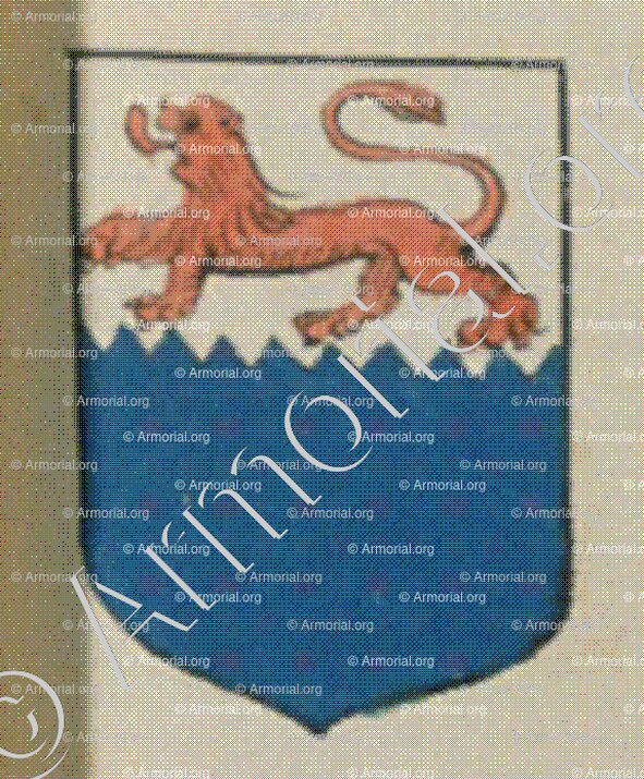 AUTIER de VILLEMONTEE (Auvergne)_Blason enregistré sous le règne de Louis XIV_France 