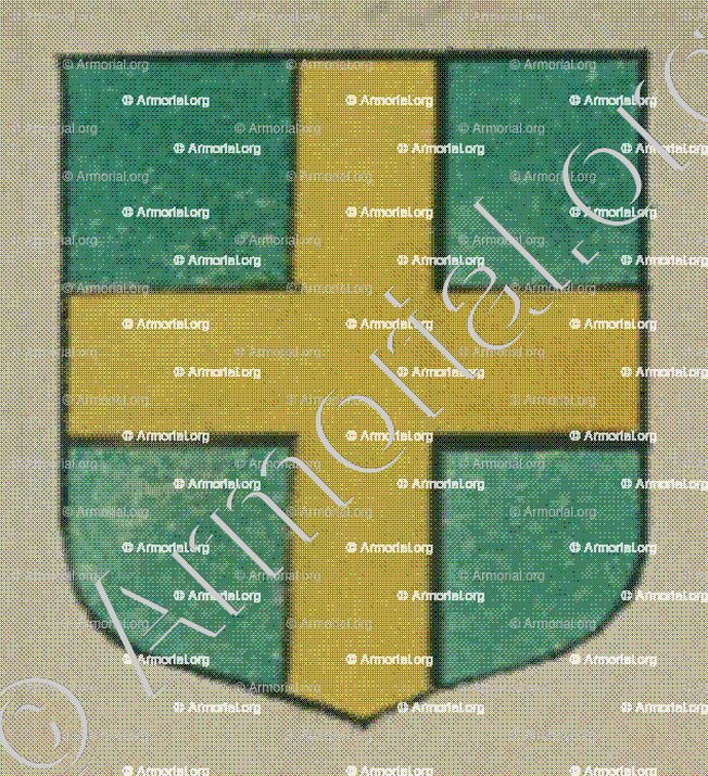 N. Prêtre Curé du village d'Uhlweiller (Alsace)_Blason enregistré sous le règne de Louis XIV_France 