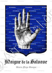 MAIGNE de la SALEVAVE