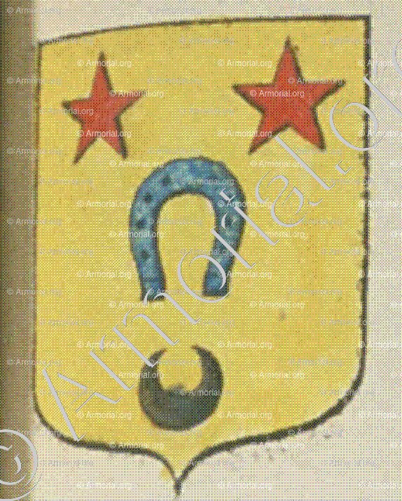 TRAHAM (La Rochelle)_Blason enregistré sous le règne de Louis XIV._France