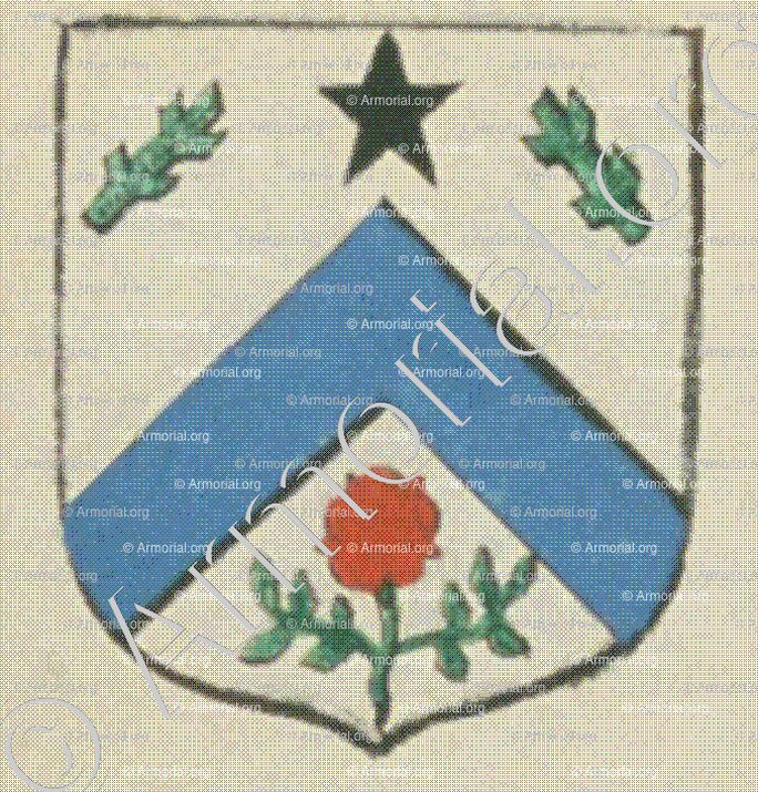 TROUSSILLON (La Rochelle)_Blason enregistré sous le règne de Louis XIV._France
