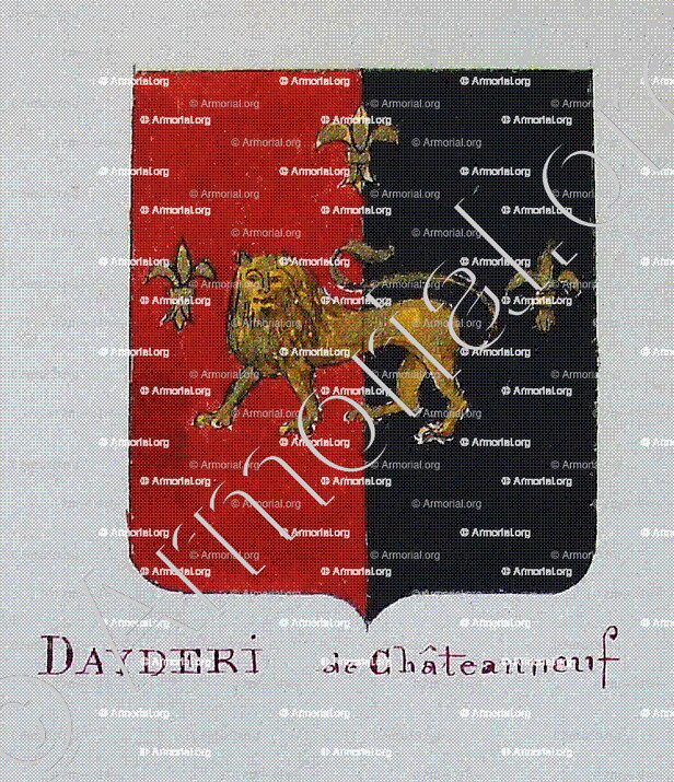 de CHÂTEAUNEUF_Armorial Nice. (J. Casal, 1903) (Bibl. mun. de Nice)_France (i)