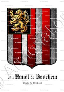 Van RANST de BERCHEM