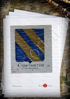 velin-d-Arches-de CONSTANTIN - Armorial Nice. (J. Casal, 1903) (Bibl. mun. de Nice) - France (i)