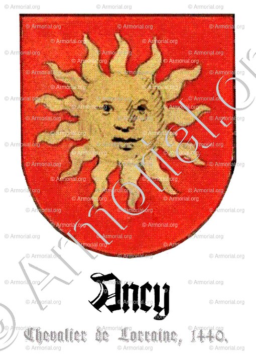 ANCY_Chevalier de Lorraine, 1440._France