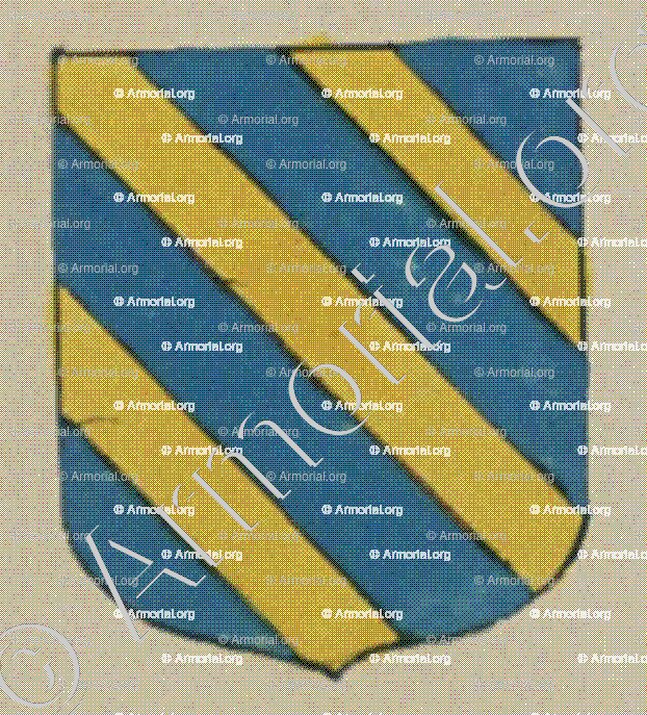 N. Prévôt du village de Monsviller (Alsace)_Blason enregistré sous le règne de Louis XIV_France 