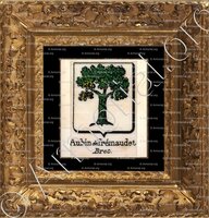 cadre-ancien-or-AUBIN de TRÉMAUDET_Bretagne_France