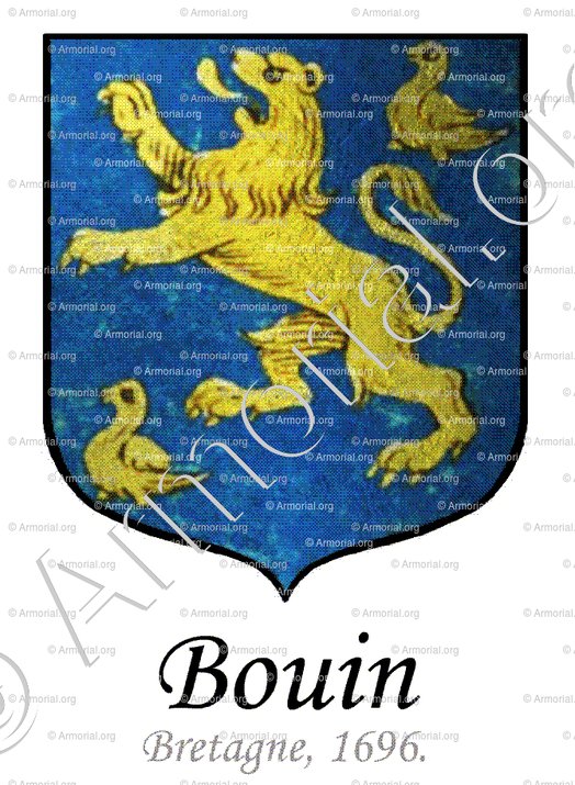 BOUIN_Bretagne, 1696_France