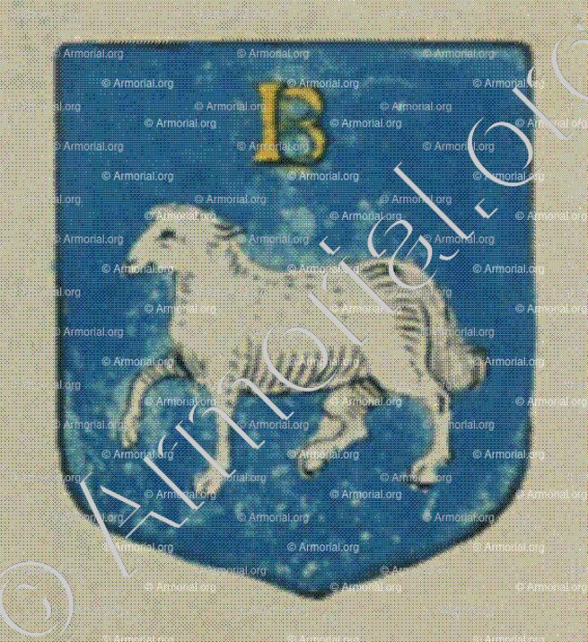 La Communauté des habitants du village de Bourogne (Alsace)_Blason enregistré sous le règne de Louis XIV_France 