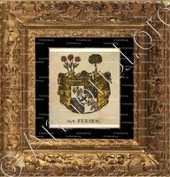 cadre-ancien-or-FERSEN (von)_Livonie, Esthonie. Noblesse suédoise._Pays-Baltes, Suède.