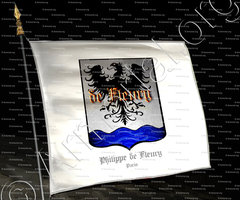 drapeau-Philippe de FLEURY_Armoiries Philippe de Fleury. Paris_France (1)+