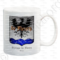 mug-Philippe de FLEURY_Armoiries Philippe de Fleury. Paris_France (1)+