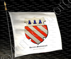 drapeau-BARRAL de MONTOUVRARD_Extraction chevaleresque_France copie