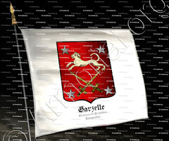 drapeau-GARZELLE_Seigneur de Pechafilou. Languedoc_France.