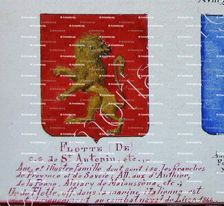 De FLOTTE (de Saint-Antonin)