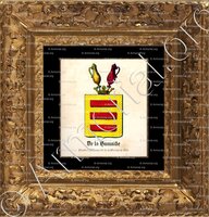 cadre-ancien-or-DE LA HAMAIDE_Flandre Wallonne dit de la Marche de Lille. (Armorial des Pays-Bas par J. de Neufforge)_Nederland