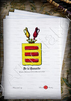 velin-d-Arches-DE LA HAMAIDE_Flandre Wallonne dit de la Marche de Lille. (Armorial des Pays-Bas par J. de Neufforge)_Nederland