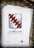 velin-d-Arches-de MARMANDE_Marquis de Marmande. Touraine, 1696._France ()