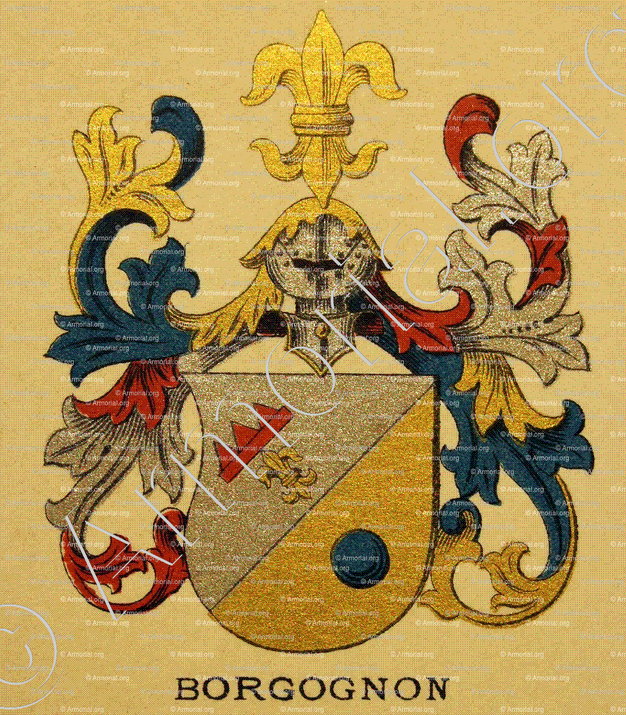 BORGOGNON_Wappenbuch der Stadt Basel . B.Meyer Knaus 1880_Schweiz