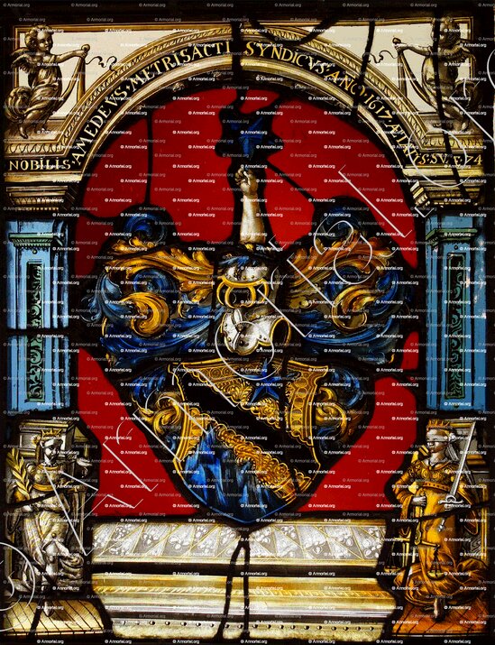 MESTREZAT_Armoiries. Vitrail, 1617. Musée d'Art et d'Histoire de Genève._Suisse (i)