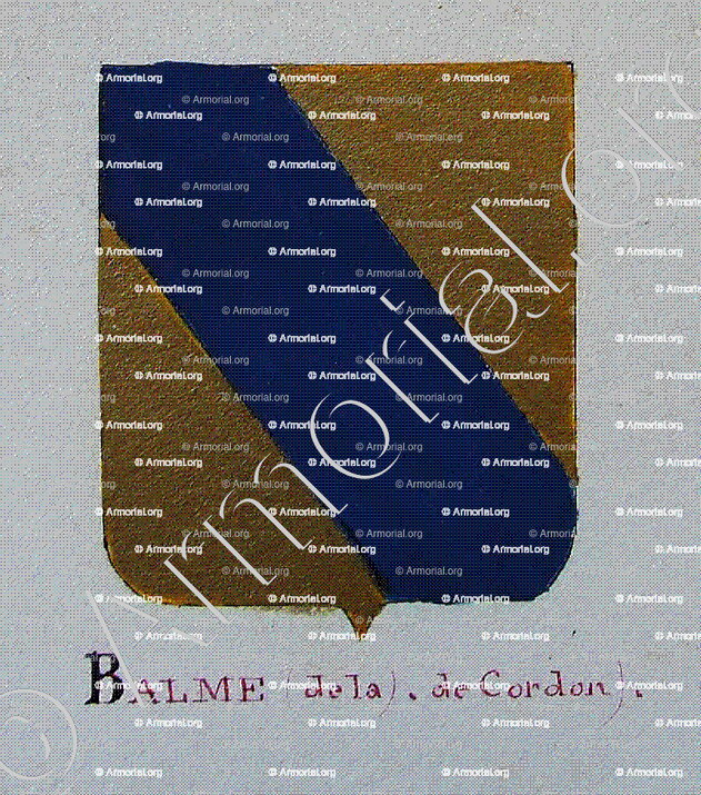 de la BALME_Armorial Nice. (J. Casal, 1903) (Bibl. mun. de Nice)_France (i)