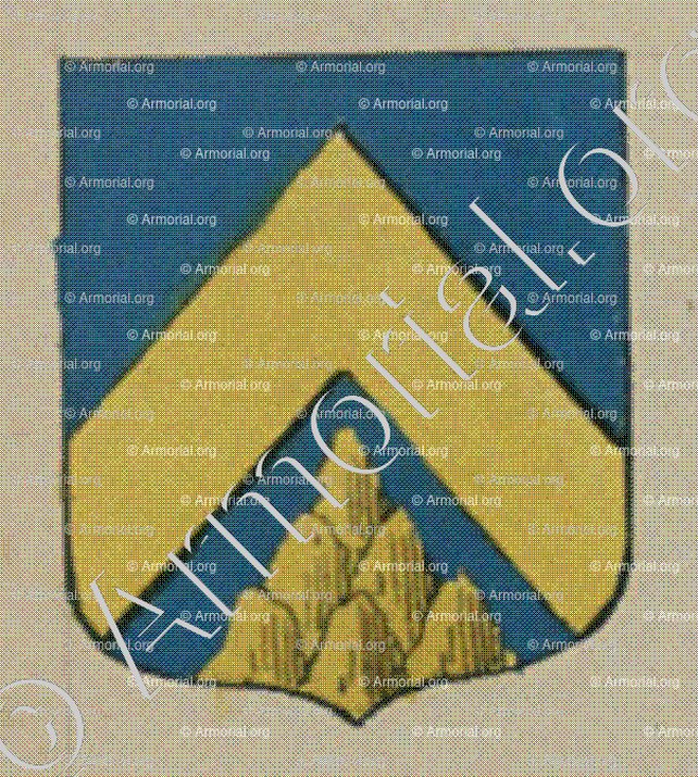 La Communauté des habitants du village de Chèvremont (Alsace)_Blason enregistré sous le règne de Louis XIV_France 