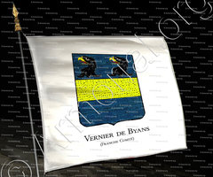 drapeau-VERNIER de BYANS_Franche Comté_France